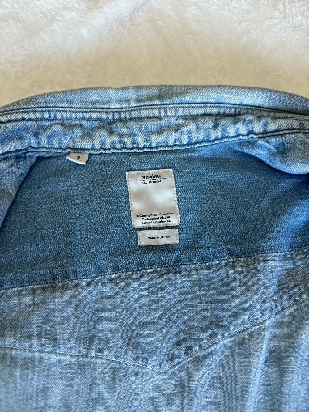 Visvim Light Blue Denim Shirt - Picture 5 of 6